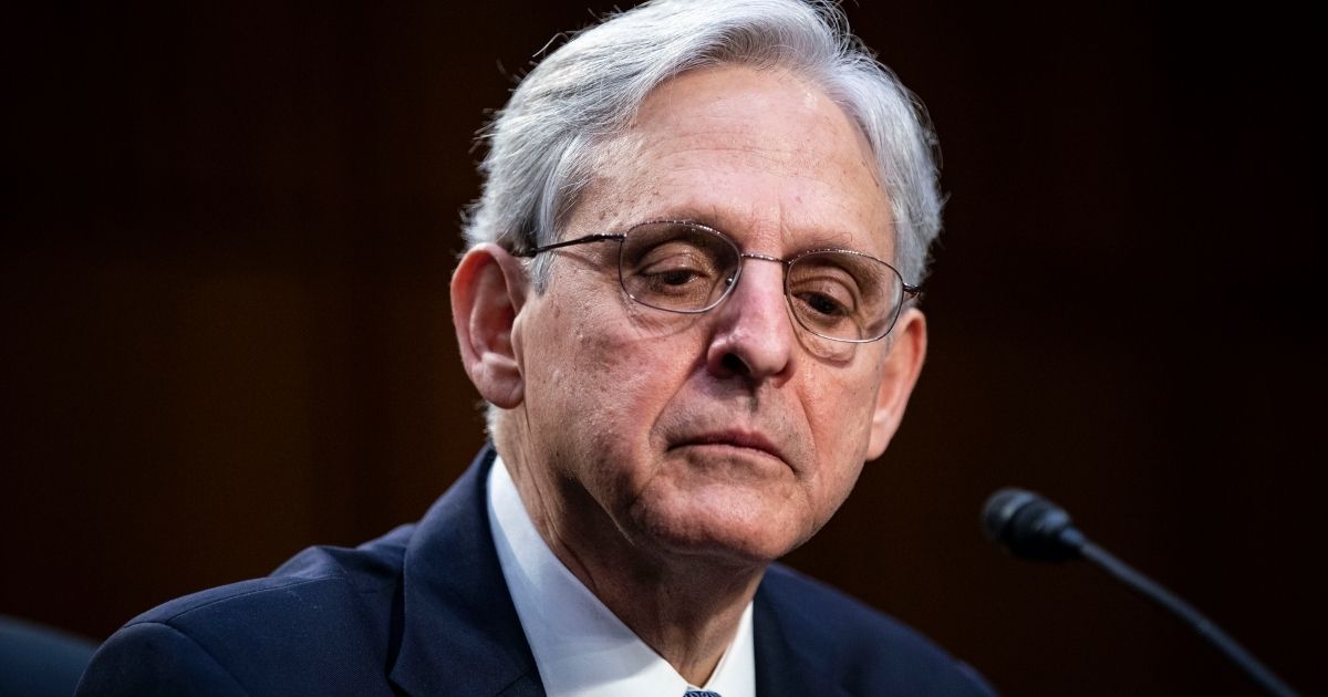Attorney general nominee Merrick Garland listens during his Senate Judiciary Committee hearing on Capitol Hill in Washington, D.C., on Feb. 22, 2021.
