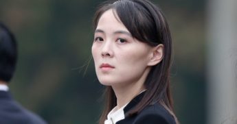 Kim Yo Jong, sister of North Korean leader Kim Jong Un, attends a wreath laying ceremony in Hanoi, Vietnam, on March 2, 2019.
