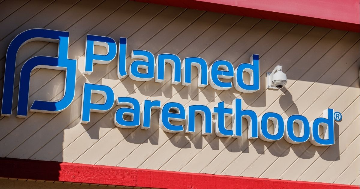 The Planned Parenthood logo is seen in this stock image.