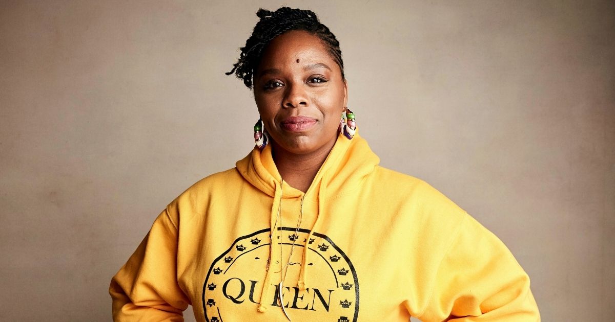 Patrisse Cullors, co-founder of Black Lives Matter, poses for a portrait Jan. 27, 2019, to promote a film during the Sundance Film Festival in Park City, Utah.