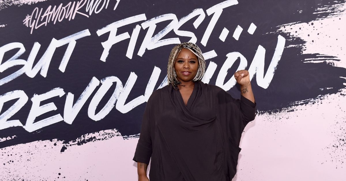 Woman of the Year 2016 and Black Lives Matter cofounder Patrisse Khan-Cullors poses during Glamour Celebrates 2017 Women Of The Year Live Summit at Brooklyn Museum on Nov. 3, 2017, in New York City.