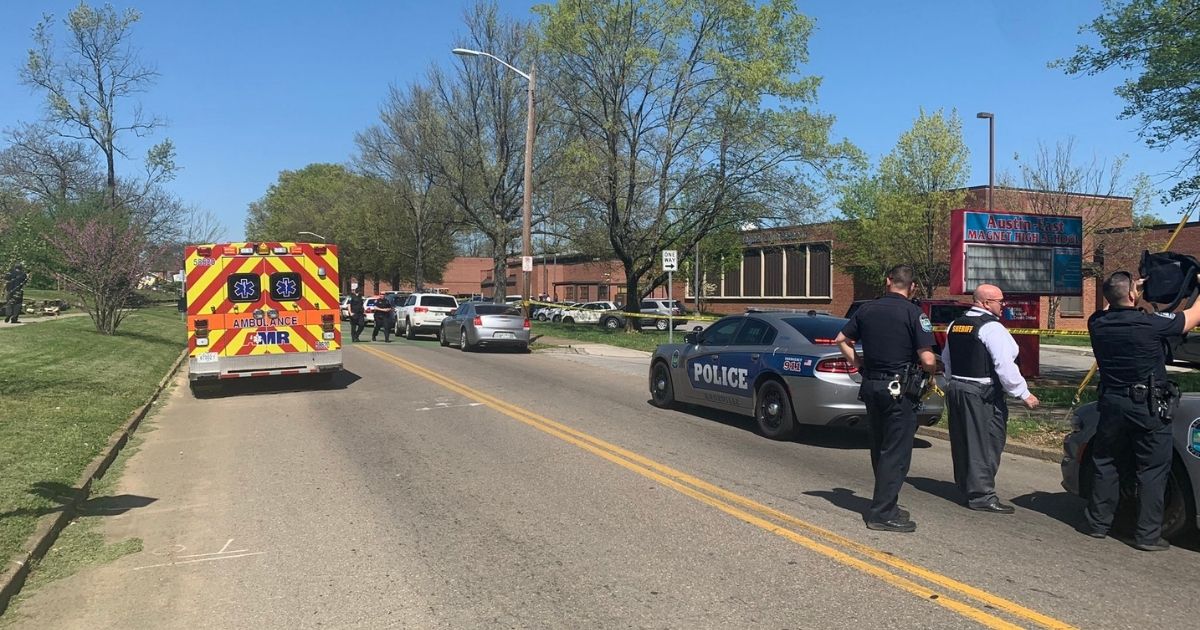 The Knoxville Police Department tweeted that authorities were on the scene of the shooting at Austin-East Magnet High School.