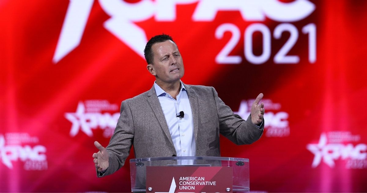 Richard Grenell, former acting director of U.S. National Intelligence, speaks during the Conservative Political Action Conference held in the Hyatt Regency on Feb. 27, 2021, in Orlando, Florida.