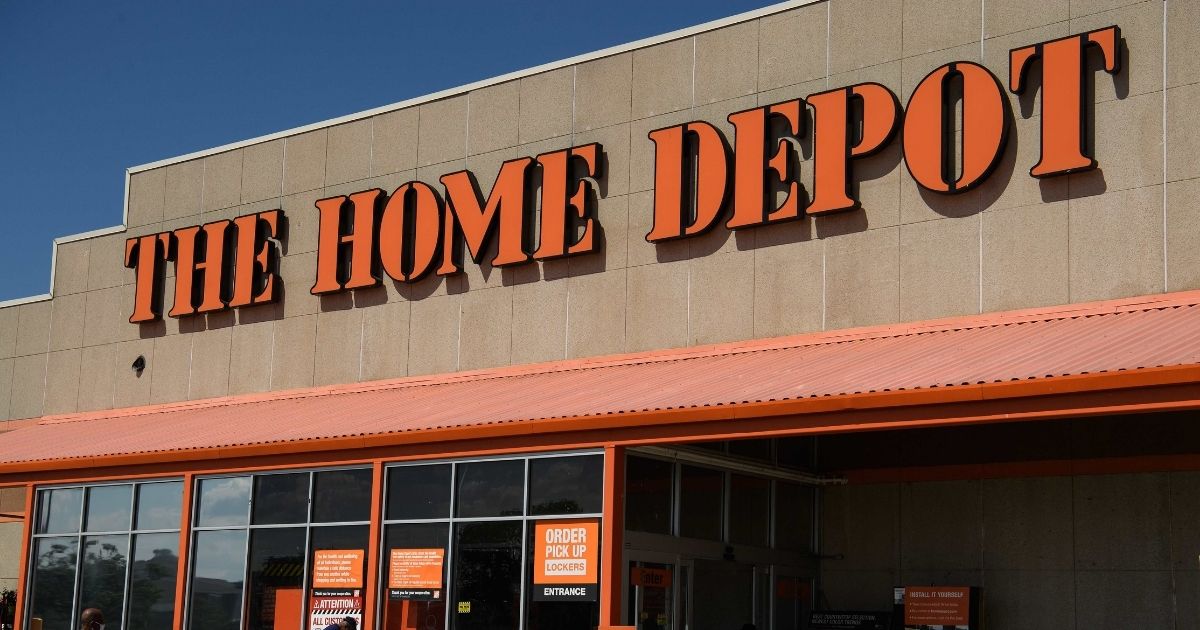 A Home Depot store is seen in Washington, D.C., on Aug. 18, 2020.