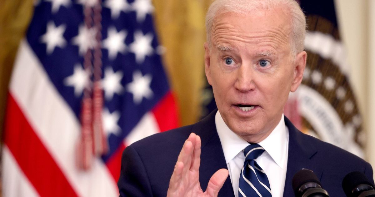 President Joe Biden, pictured during a March 25 White House news conference.
