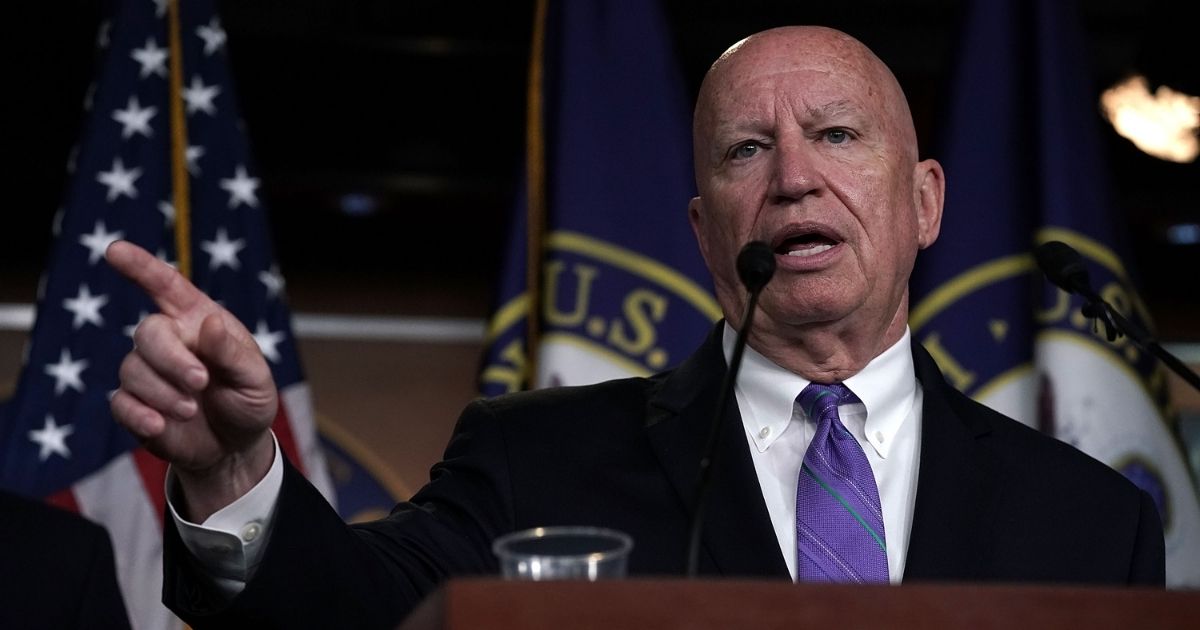 Then-House Ways and Means Committee Chair Kevin Brady of Texas speaks during a news conference on June 20, 2018, on Capitol Hill in Washington, D.C.