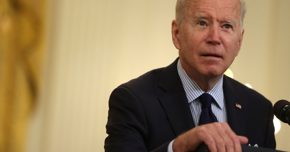 President Joe Biden speaks on job numbers from April, 2021 on Friday in Washington, D.C.