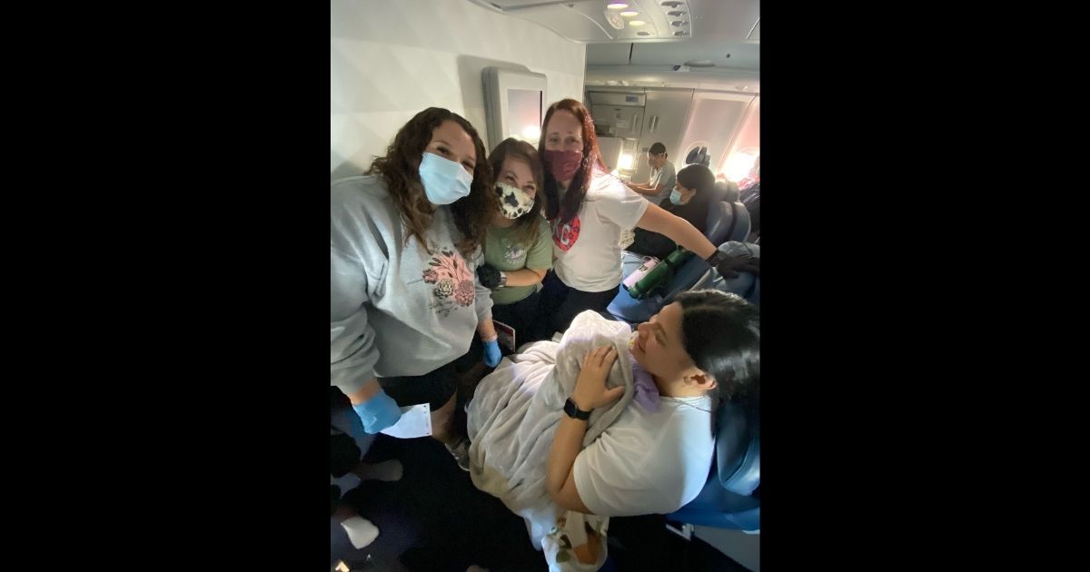 Lavinia “Lavi” Mounga was traveling from Salt Lake City to Hawaii on April 28 for a family vacation when she gave birth to her son, Raymond, at just 29 weeks gestation.