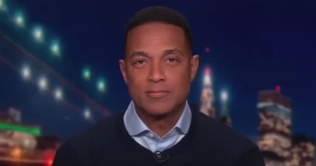 CNN's Don Lemon is seen on his nightly program.