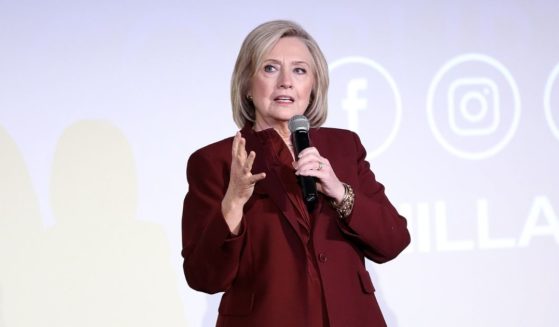 Former Democratic Secretary of State Hillary Clinton speaks onstage during Hulu's "Hillary" NYC Premiere on March 4, 2020, in New York City.