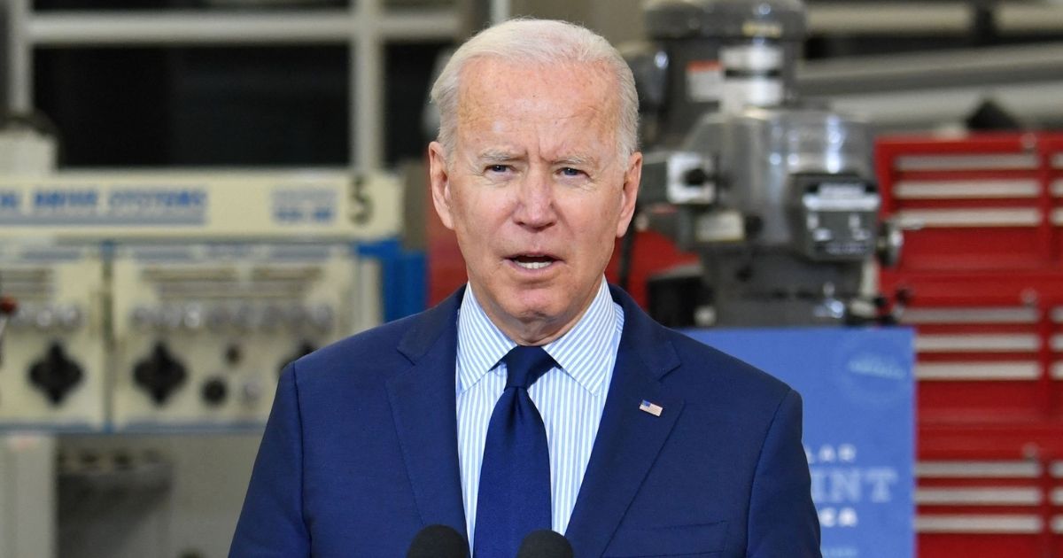 President Joe Biden speaks on the economy at Cuyahoga Community College Manufacturing Technology Center on Thursday in Cleveland.