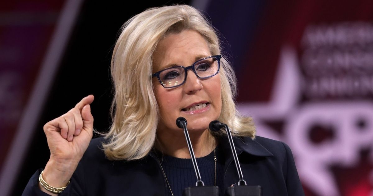 Republican Rep. Liz Cheney of Wyoming speaks during the Conservative Political Action Conference at the Gaylord National Resort and Convention Center in National Harbor, Maryland, on Feb. 27, 2020.