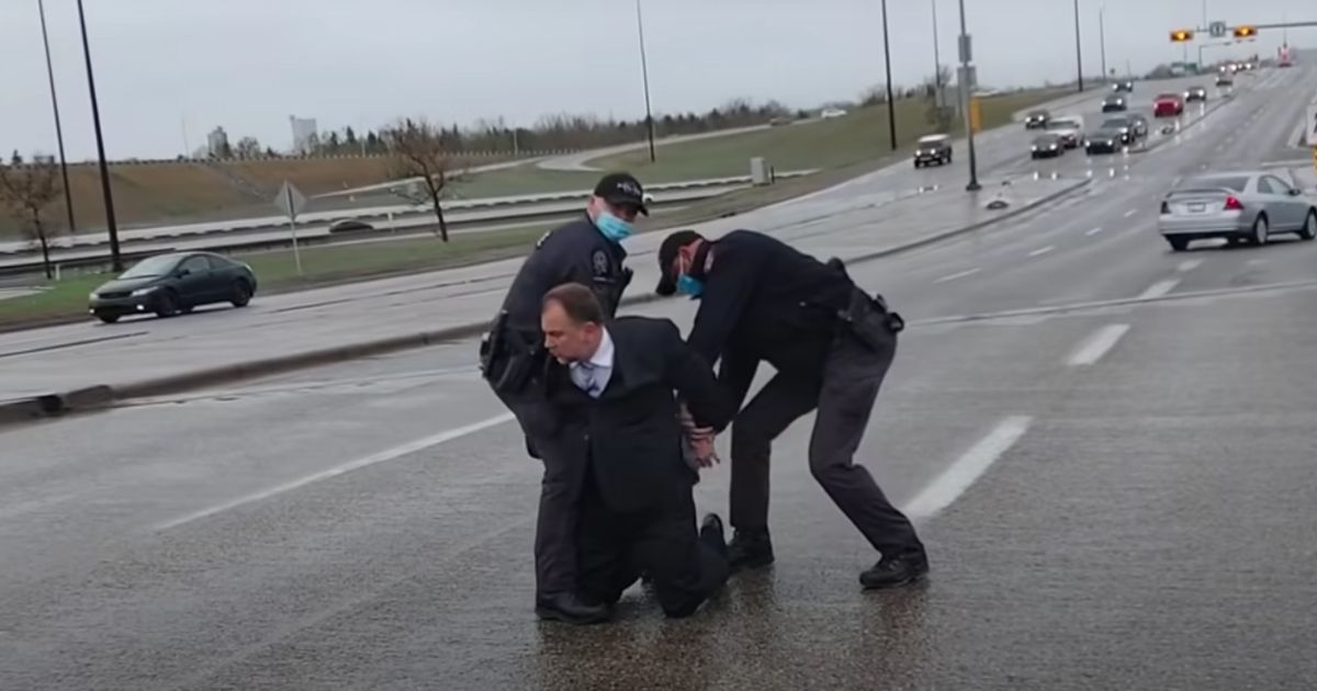 Calgary, Alberta, Pastor Artur Pawlowski is arrested Saturday.