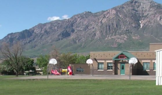 The playground where an armed teacher stopped an alleged attempted kidnapping