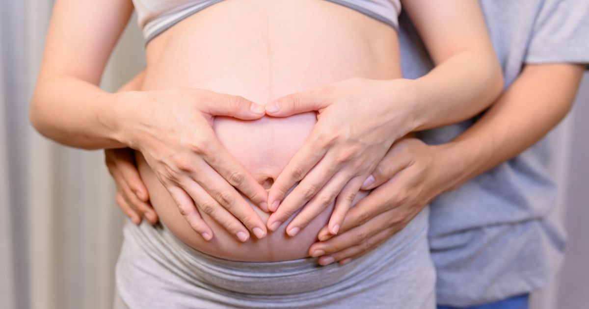 A pregnant mother is pictured in the stock image above.