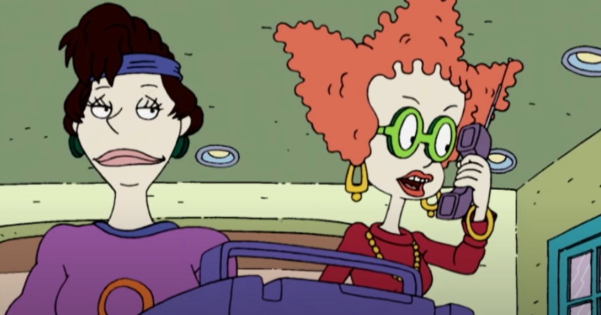 Betty DeVille and Didi Pickles are seen in an episode of the original animated show "Rugrats."
