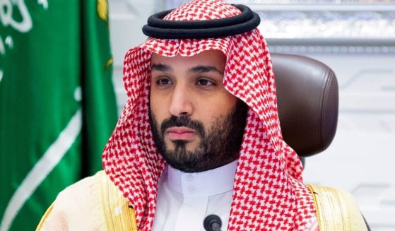 Saudi Crown Prince Mohammed bin Salman attends a virtual G-20 summit in Riyadh, Saudi Arabia, on Nov. 22.