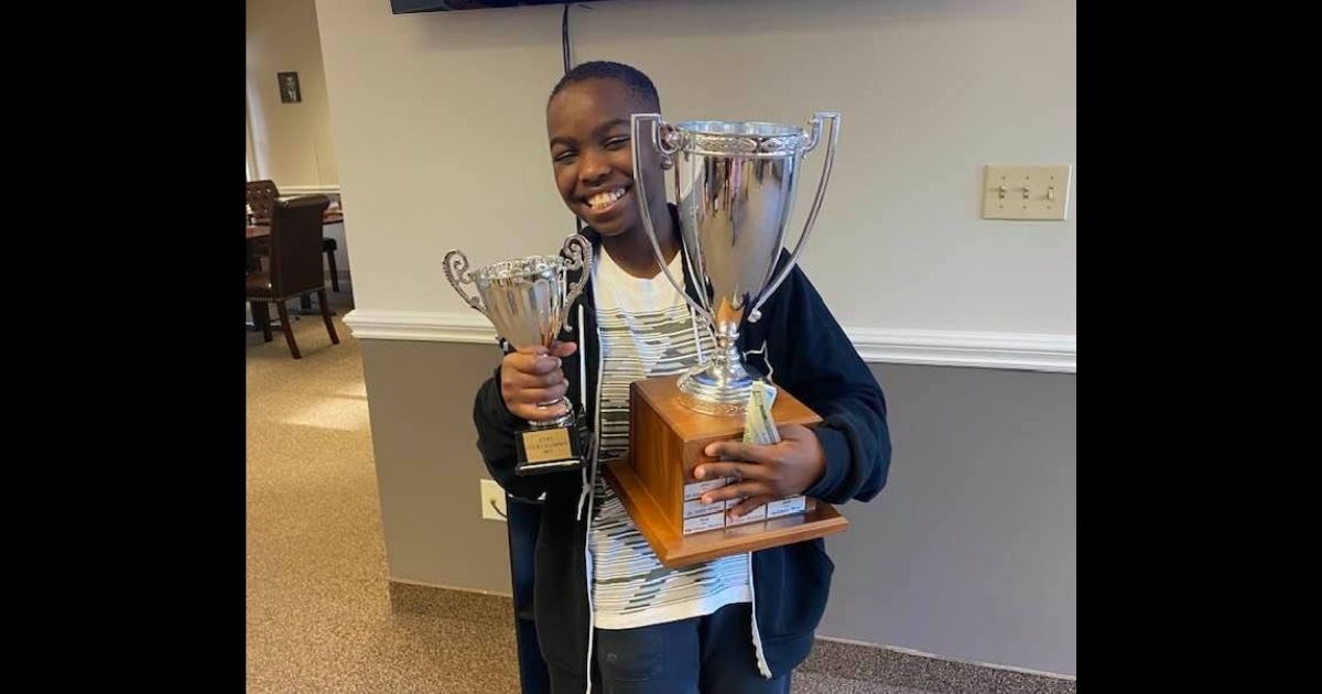10-year-old Tani Adewumi, who just became a national chess master.