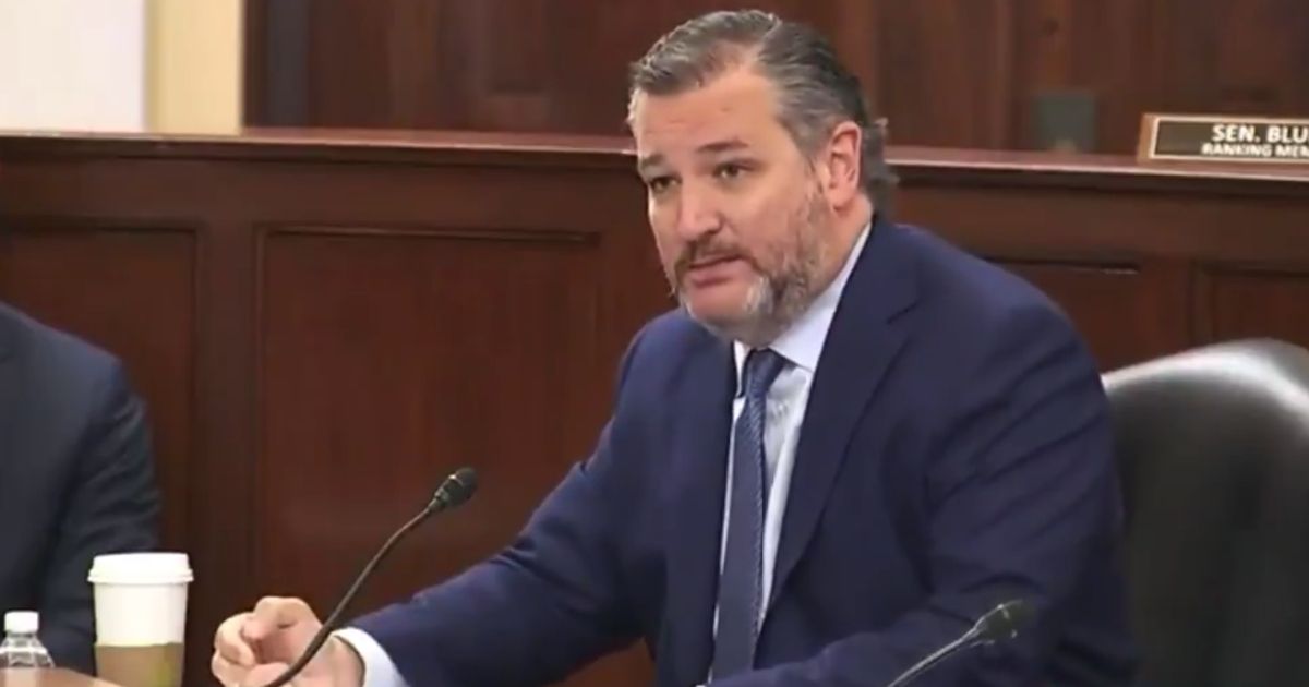 Republican Sen. Ted Cruz of Texas delivers remarks concerning House Resolution 1, a bill he refers to as the "Corrupt Politicians Act."