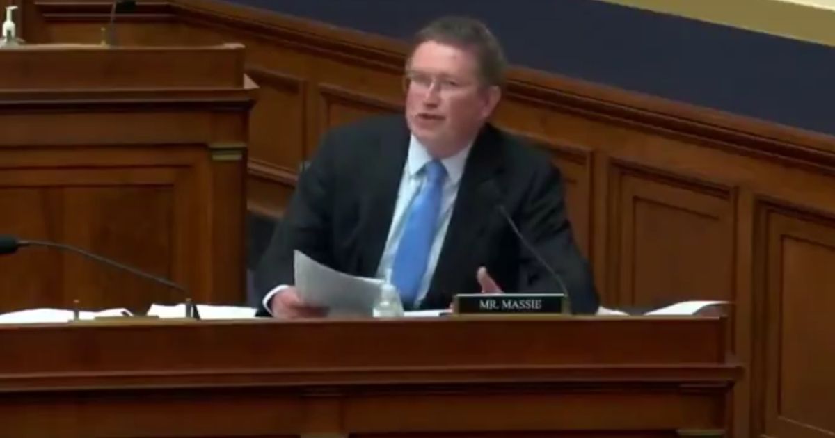 Republican Rep. Thomas Massie of Kentucky discussed the pitfalls of certain gun control laws during a meeting of the House Judiciary Committee on Thursday.