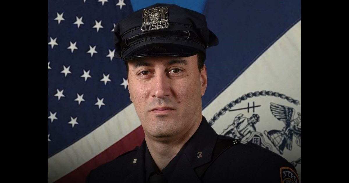 Officer Anastasios Tsakos with the NYPD, who was killed on April 27. The charity Tunnel to Towers is taking over payments on his family's home so they won't have to move.
