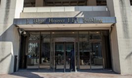 The J. Edgar Hoover Building in Washington, headquarters of the Federal Bureau of Investigation, is pictured in a 2019 file photo.