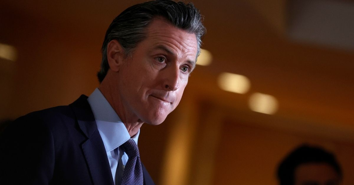 Calfornia Gov. Gavin Newsom, pictured during a March news conference.