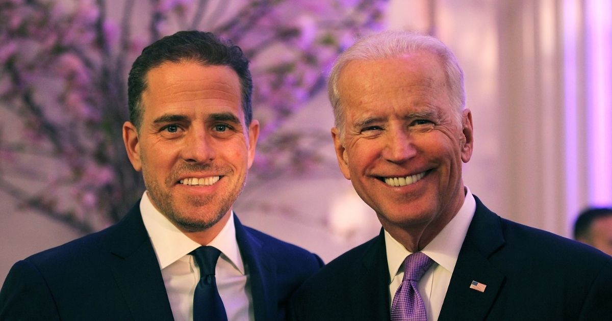 Hunter Biden, left, and then-Vice President Joe Biden are pictured in a 2016 file photo.