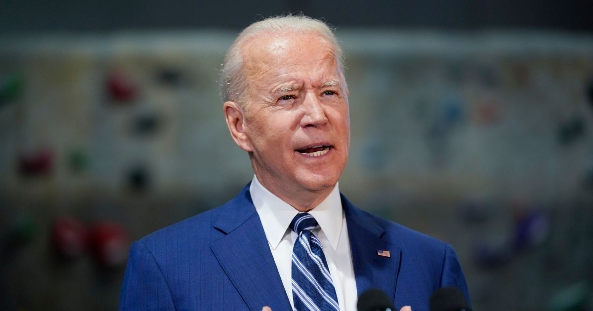 President Joe Biden speaks Friday at an event in Alexandria, Va.