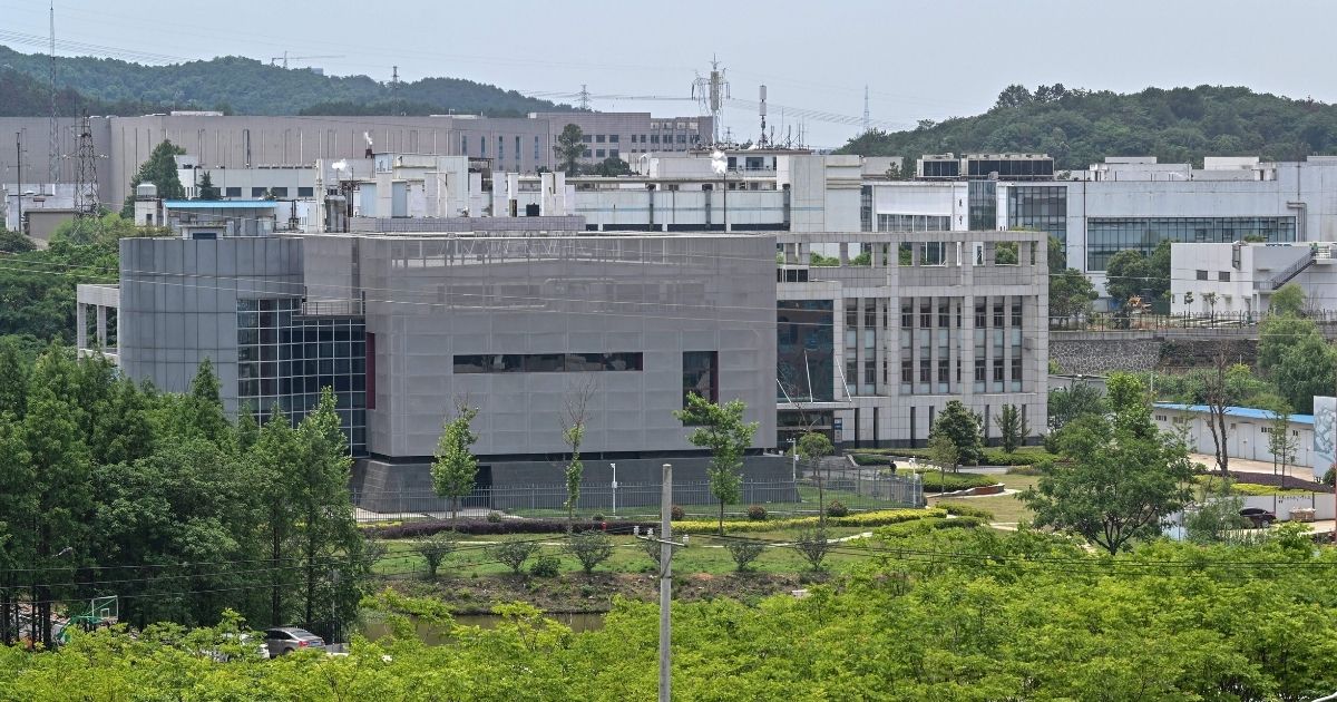 The view shows the P4 laboratory building at the Wuhan Institute of Virology in Wuhan in China's central Hubei province on May 13, 2020.