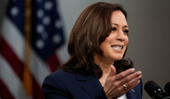 Vice President Kamala Harris delivers remarks to the Washington Conference on the Americas at the White House on May 4, 2021, in Washington, D.C.