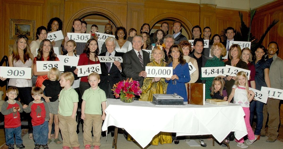 The cast of "All My Children" attends the "All My Children" 10,000 episode celebration at 320 West 66th Street on October 16, 2008 in New York City.
