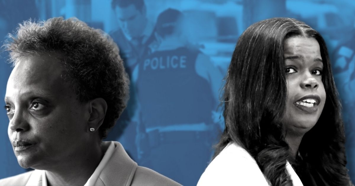 Democratic Chicago Mayor Lori Lightfoot, left, is pictured alongside Cook County State's Attorney Kim Foxx. A veteran of Chicago's suburbs and spokeswoman for the National Police Association spoke with The Western Journal in an exclusive interview concerning Chicago's murder crisis.
