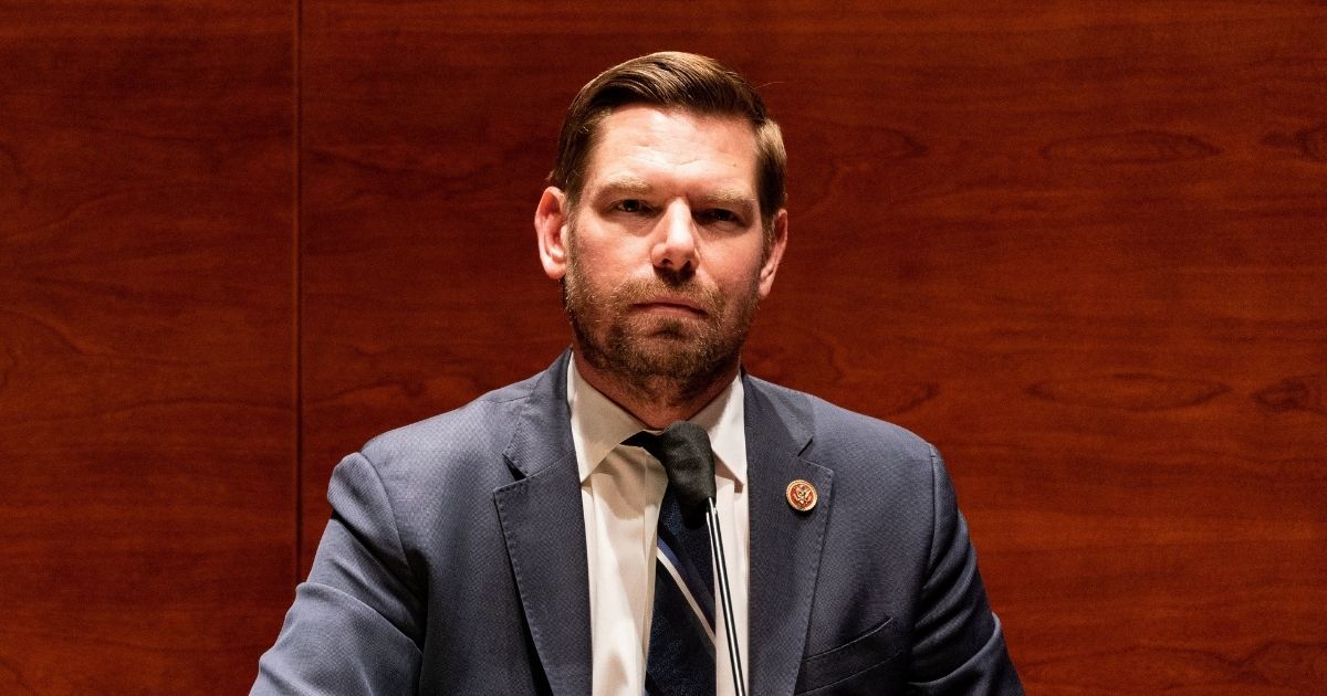 Democratic Rep. Eric Swalwell of California listens during a House Judiciary committee hearing on June 24, 2020, in Washington, D.C.