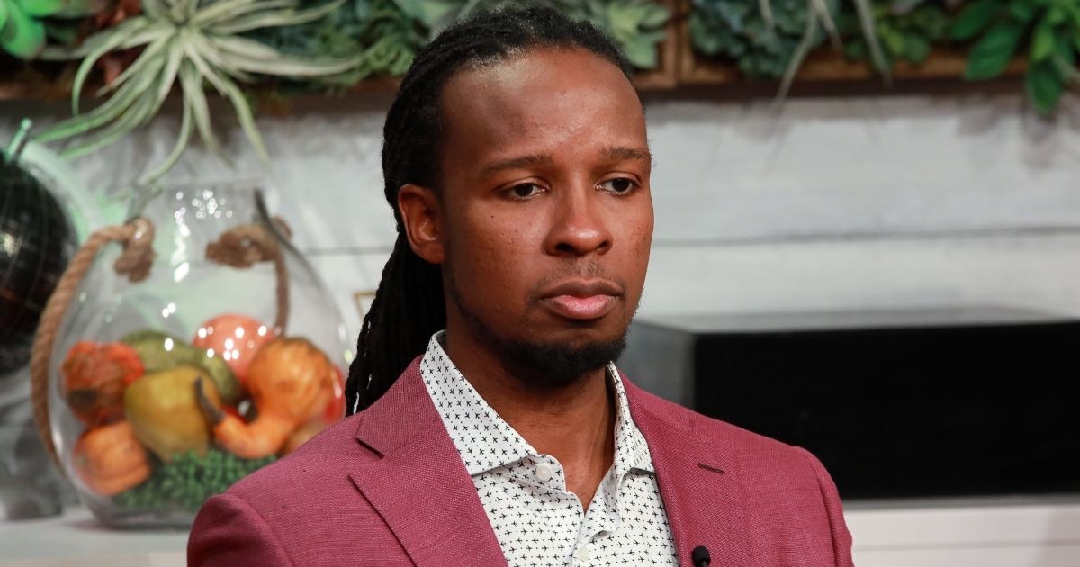 Leftist academic Ibram X. Kendi visits BuzzFeed's "AM To DM" on March 10, 2020, in New York City.
