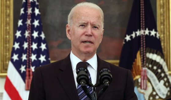 President Joe Biden speaks at the White House on Wednesday in Washington, D.C.