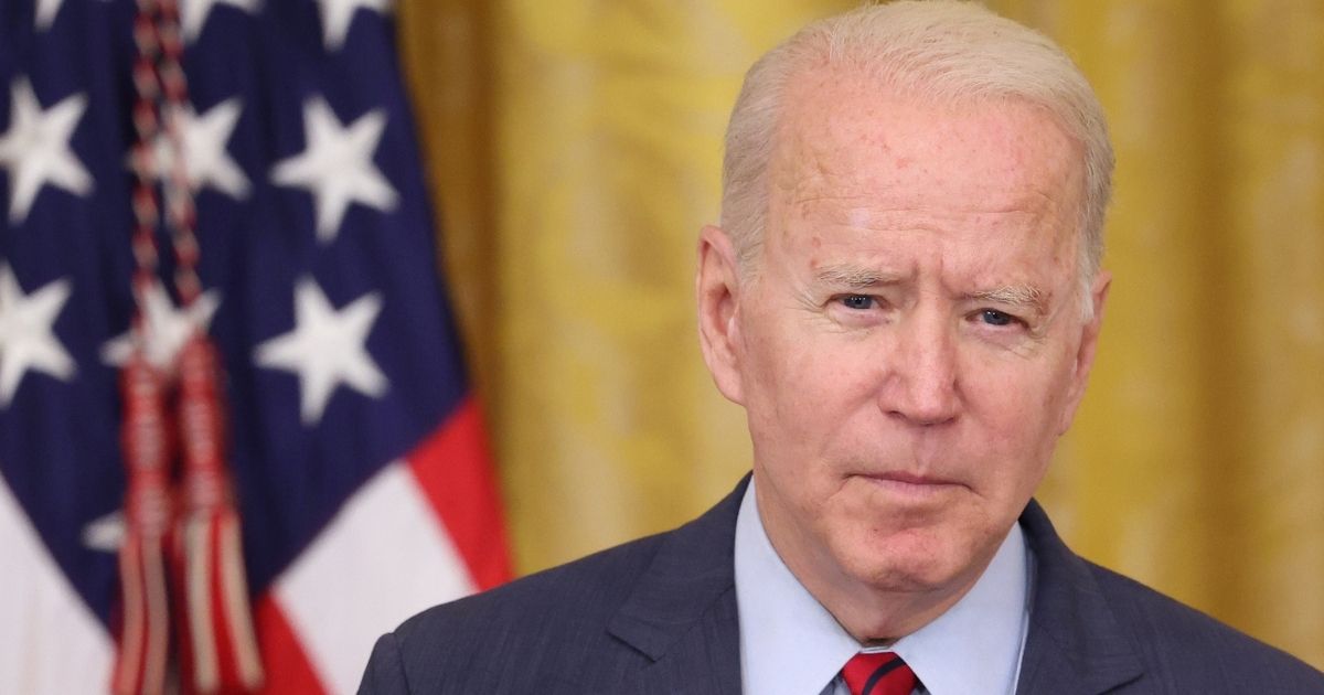 President Joe Biden delivers remarks on the Senate's infrastructure deal at the White House in Washington, D.C., on Thursday.