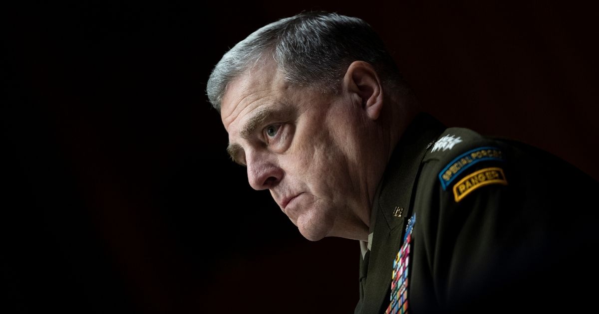 Chairman of the Joint Chiefs of Staff Gen. Mark Milley testifies before the Senate Appropriations Committee on June 17, 2021, in Washington, D.C.