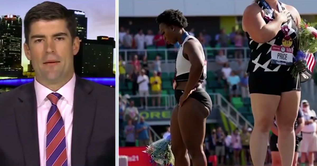 A former NFL player and retired U.S. Army Ranger criticized the Biden administration for sticking up for anti-American Olympian Gwen Berry, who turned her back on the American flag this past weekend during the U.S. Olympic trials.