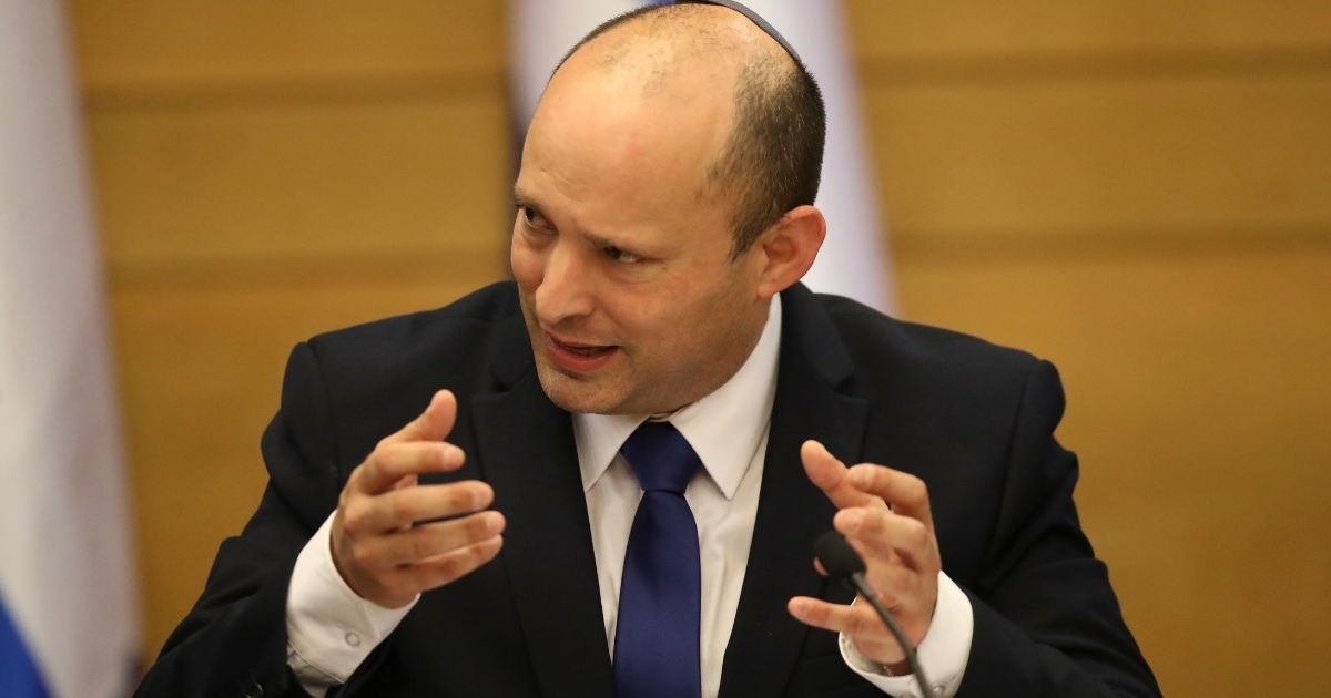 Israel's new prime minister Naftali Bennett holds a first cabinet meeting in Jerusalem on Sunday.