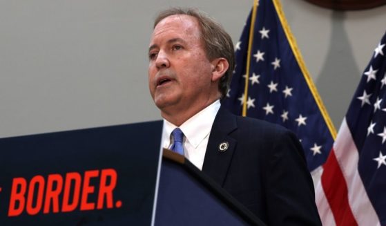 Texas Attorney General Ken Paxton speaks at a news conference in the Hart Senate Office Building on May 12, 2021, in Washington, D.C.