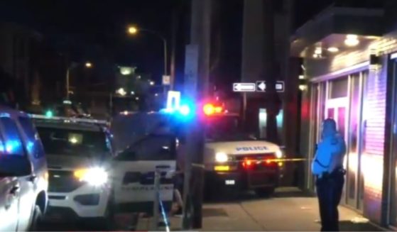 Police became the target Sunday night during a chaotic night of gunfire and death in Philadelphia.