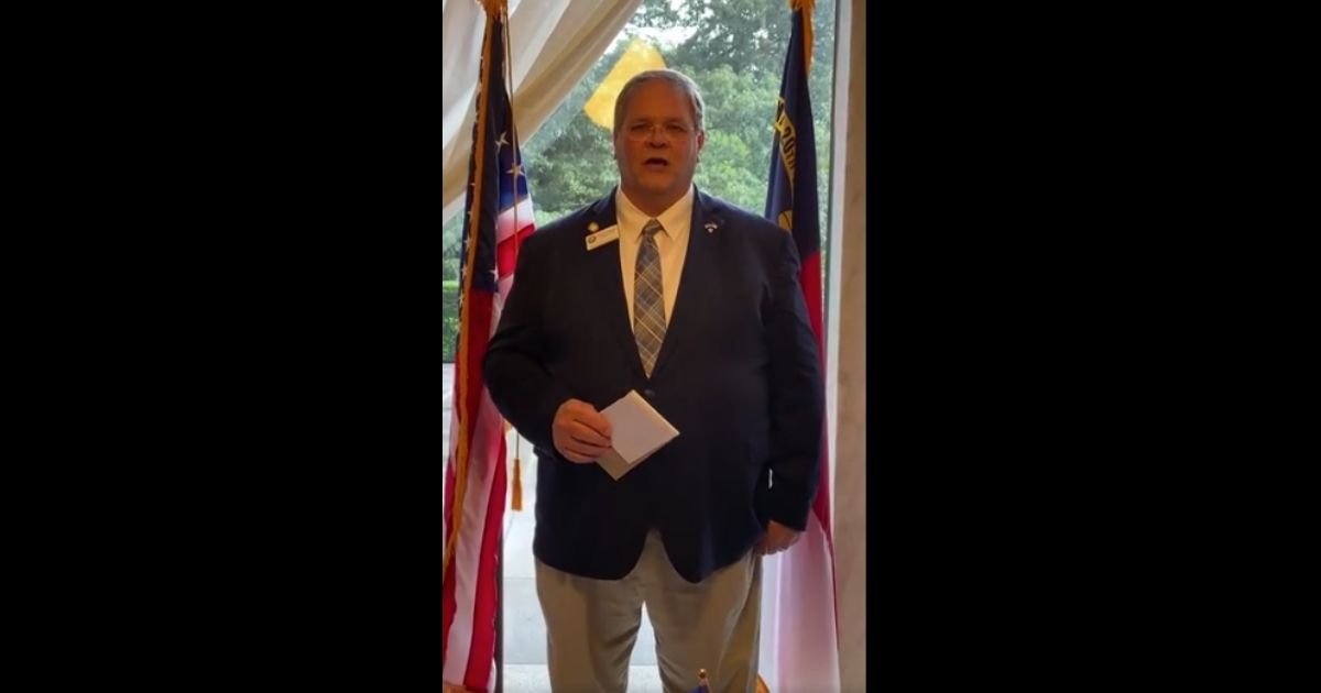 Republican Rep. Jeff McNeely talks about elections in a video posted to Facebook.