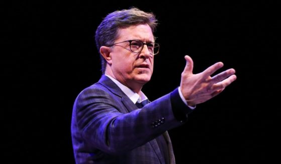 Comedian Stephen Colbert speaks at an event in Newark, New Jersey, on Dec. 7, 2019.