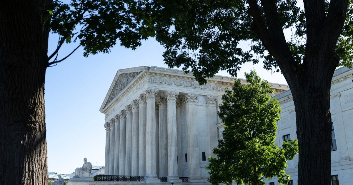 The Supreme Court is seen on Monday in Washington, D.C.