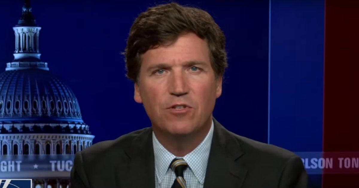 Fox News host Tucker Carlson discusses spying allegations on his "Tucker Carlson Tonight" program on Tuesday.