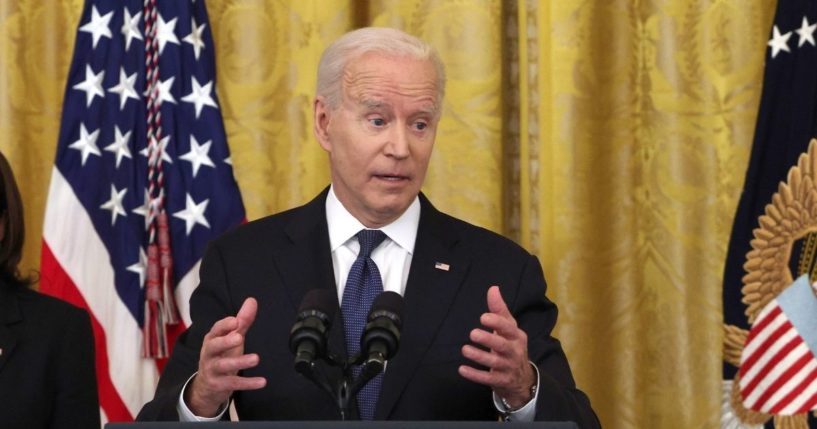 Joe Biden, pictured in a My 20 file photo at the White House.