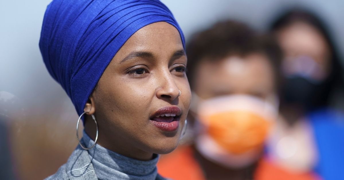 Rep. Ilhan Omar, pictured in a March file photo.