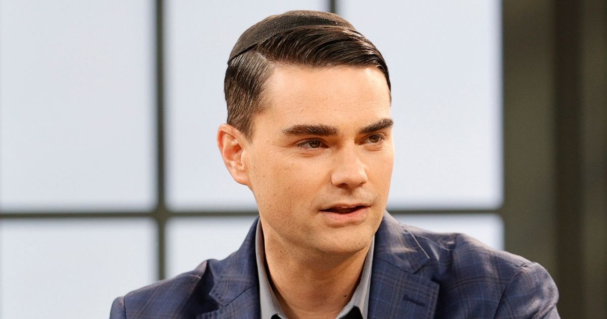 Political commentator Ben Shapiro is seen on set during a taping of "Candace" on March 17, 2021, in Nashville, Tennessee.