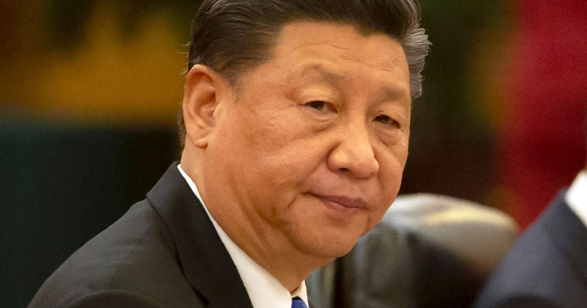 Chinese President Xi Jinping speaks during a meeting at the Great Hall of the People in Beijing on July 2, 2019.